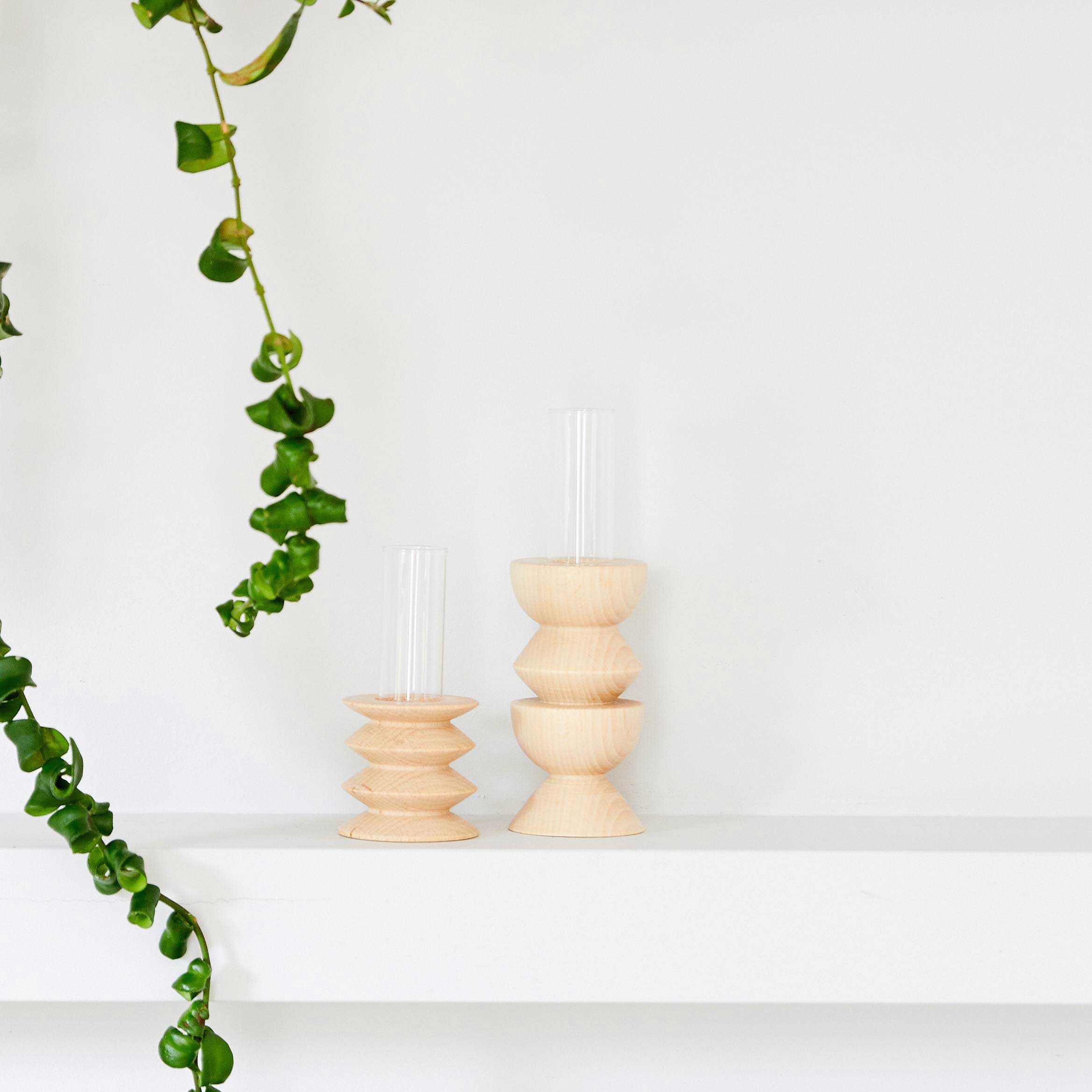 Totem Wooden Vase - Medium Nº 3-2