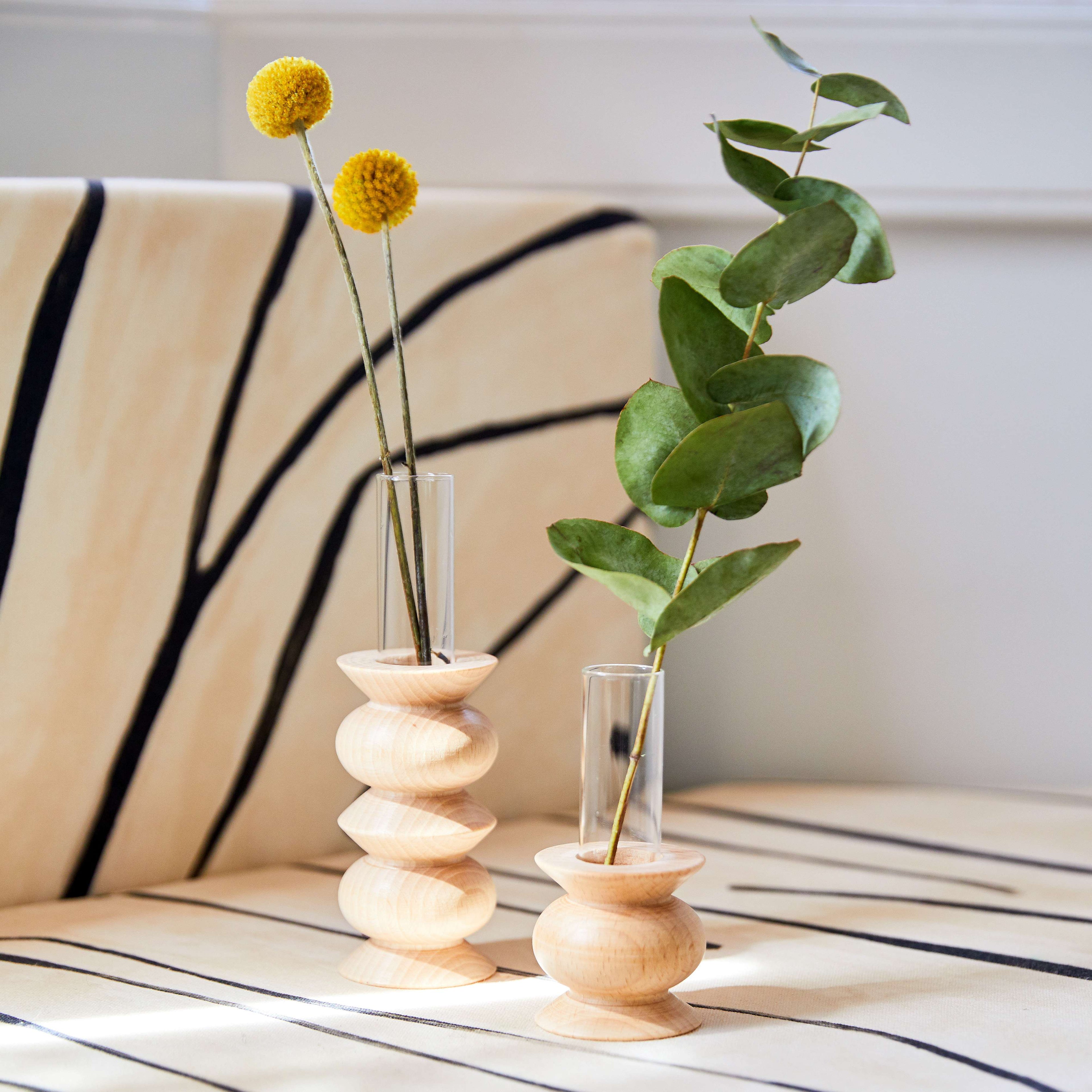 Totem Wooden Vase - Medium Nº 5-2