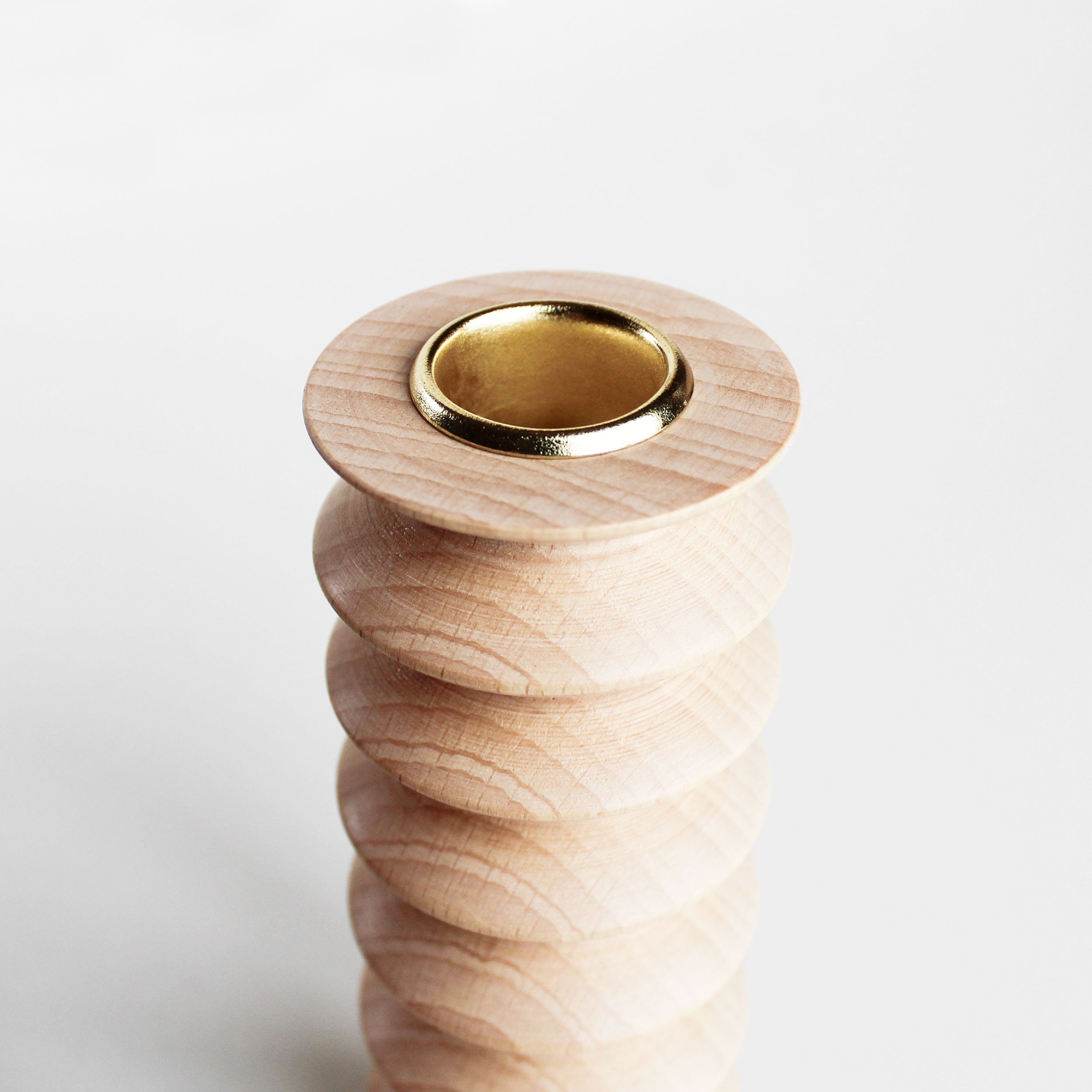 Totem Wooden Candle Holder - Medium Nº 2-1
