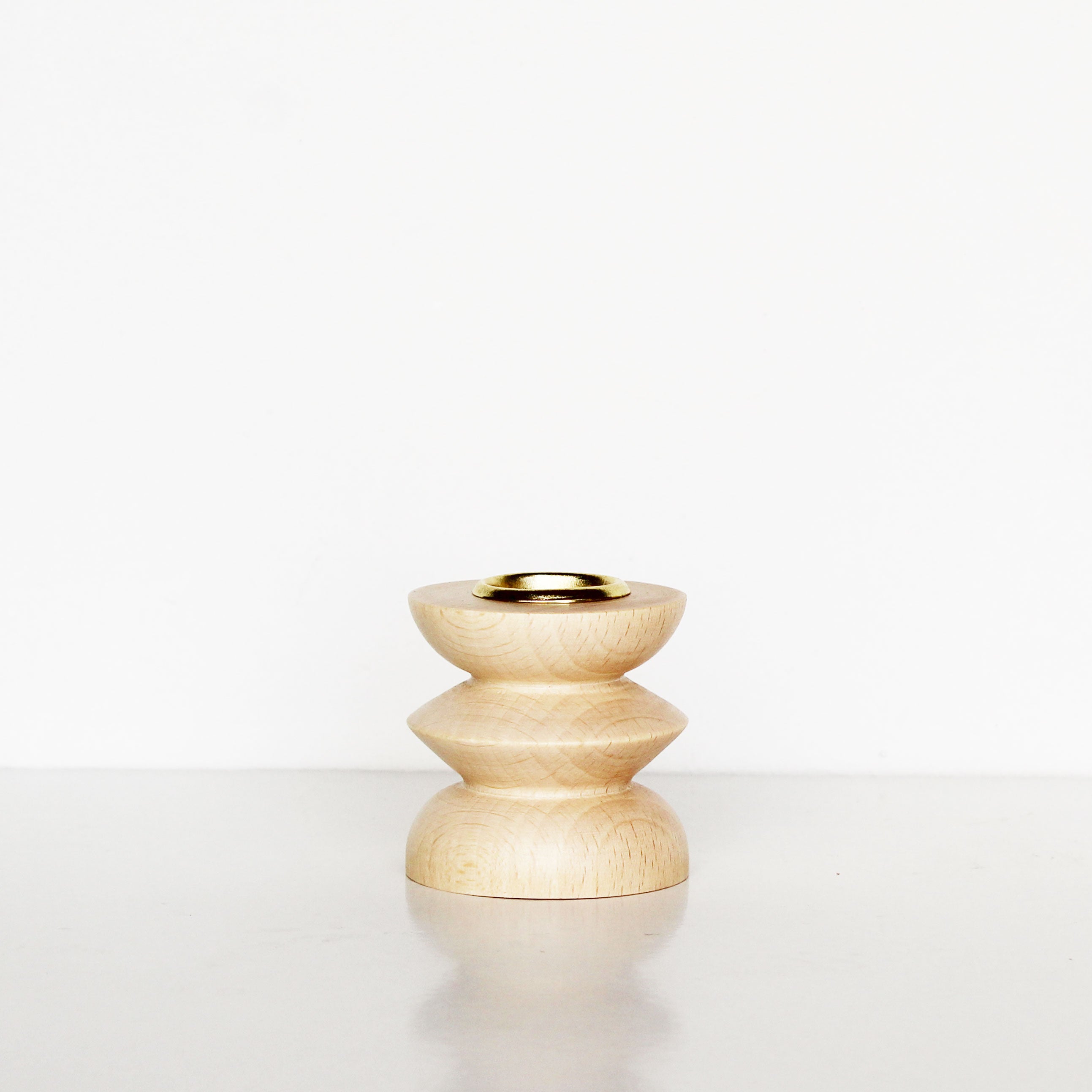 Totem Wooden Candle Holder - Short Nº 3-0