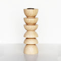 Totem Wooden Candle Holder - Tall Nº 4-0
