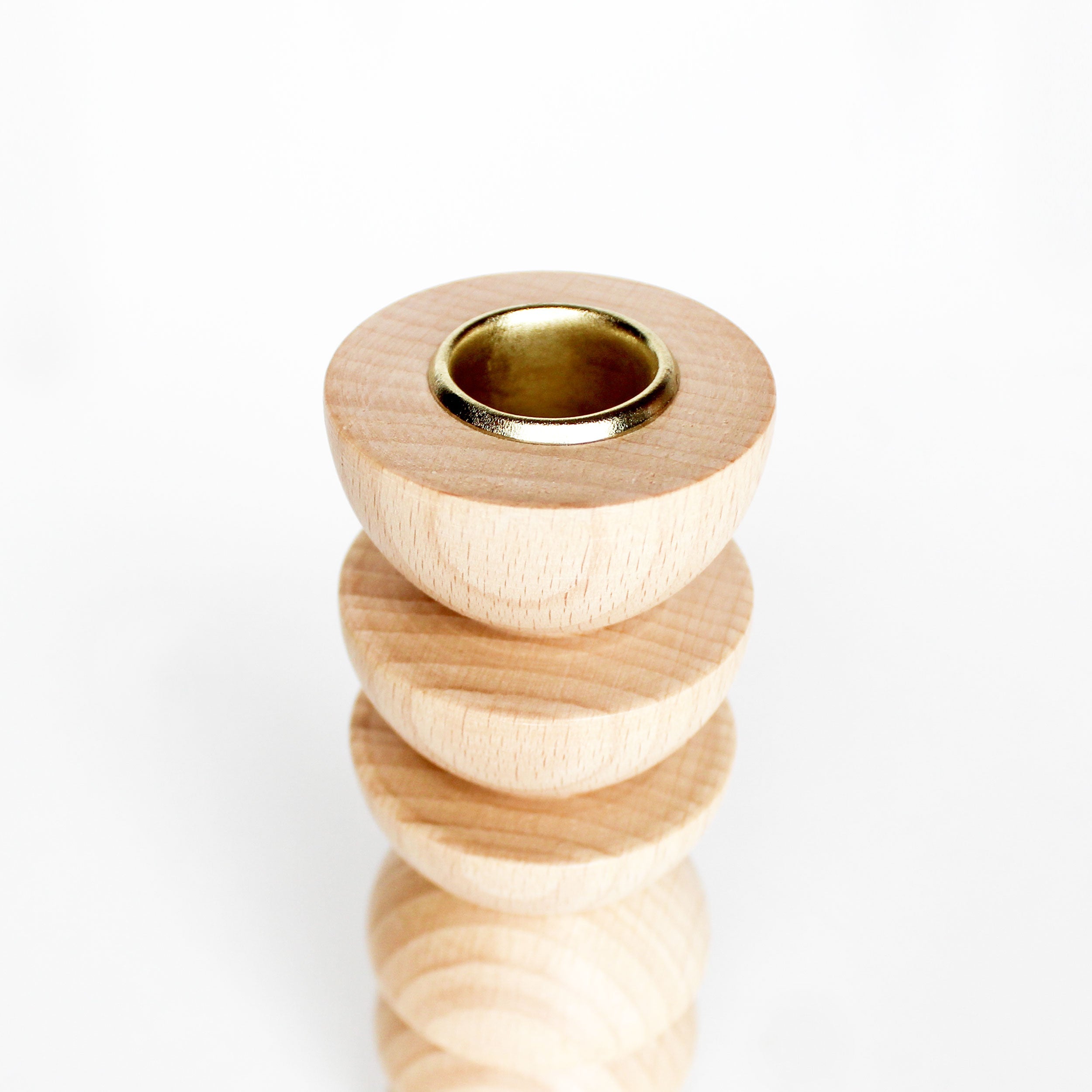 Totem Wooden Candle Holder - Tall Nº 4-1