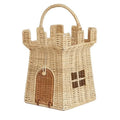 Rattan Woven Hand-Woven Picnic and Storage Basket-0