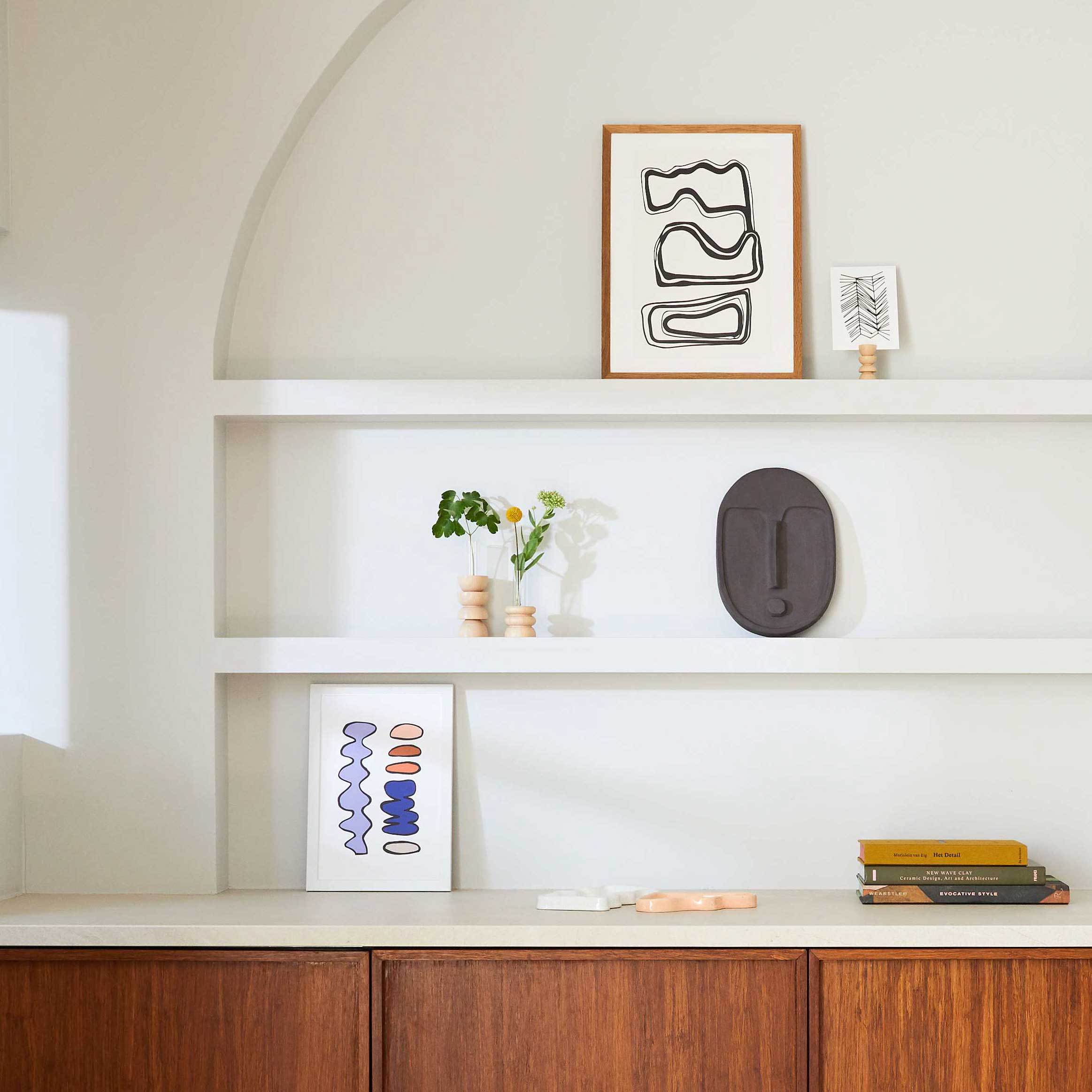 Totem Wooden Vase - Short Nº 1-4