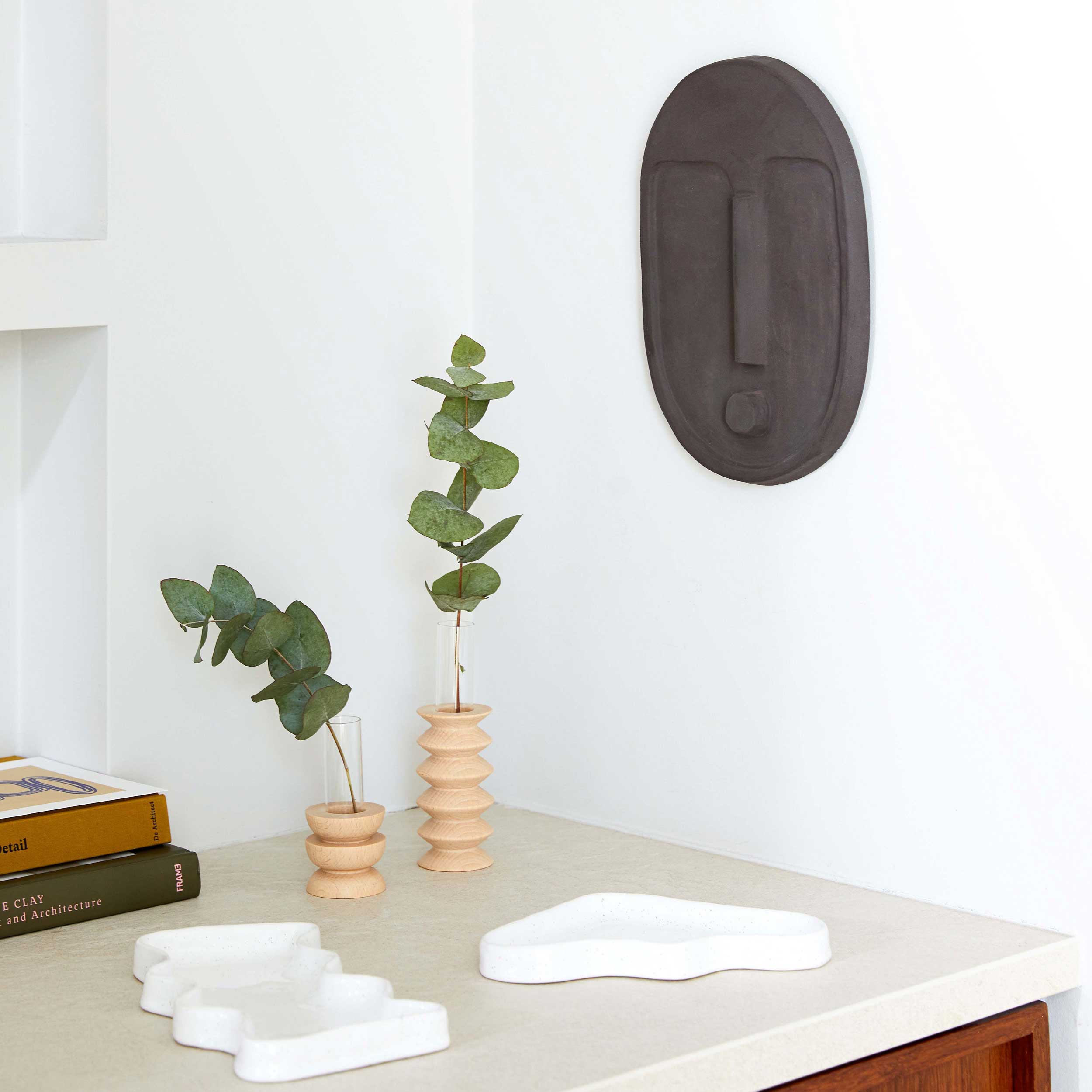 Totem Wooden Vase - Short Nº 4-2