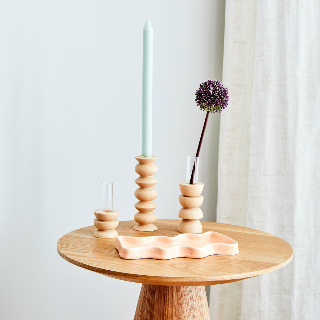 Totem Wooden Vase - Short Nº 4-3