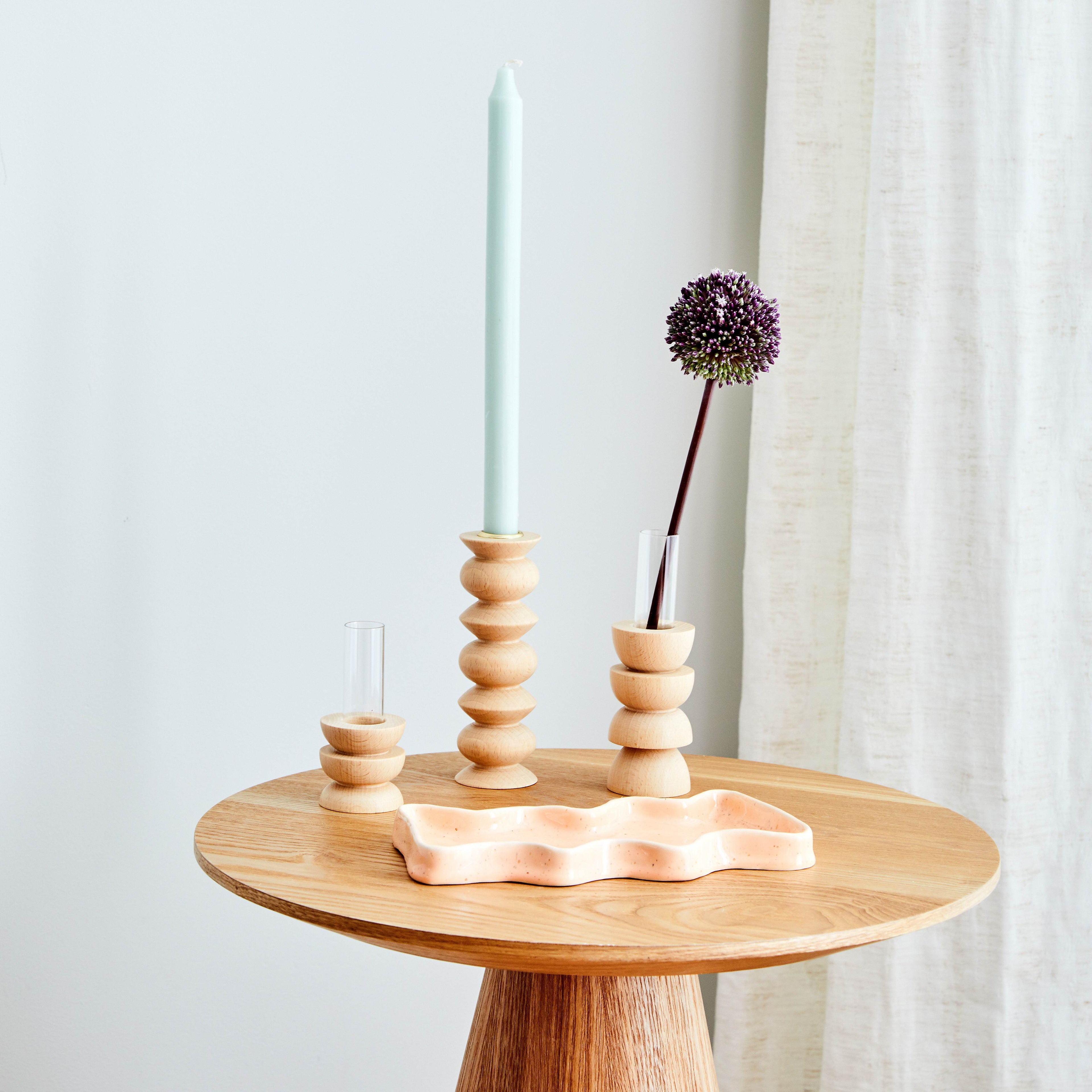 Totem Wooden Vase - Short Nº 4-3
