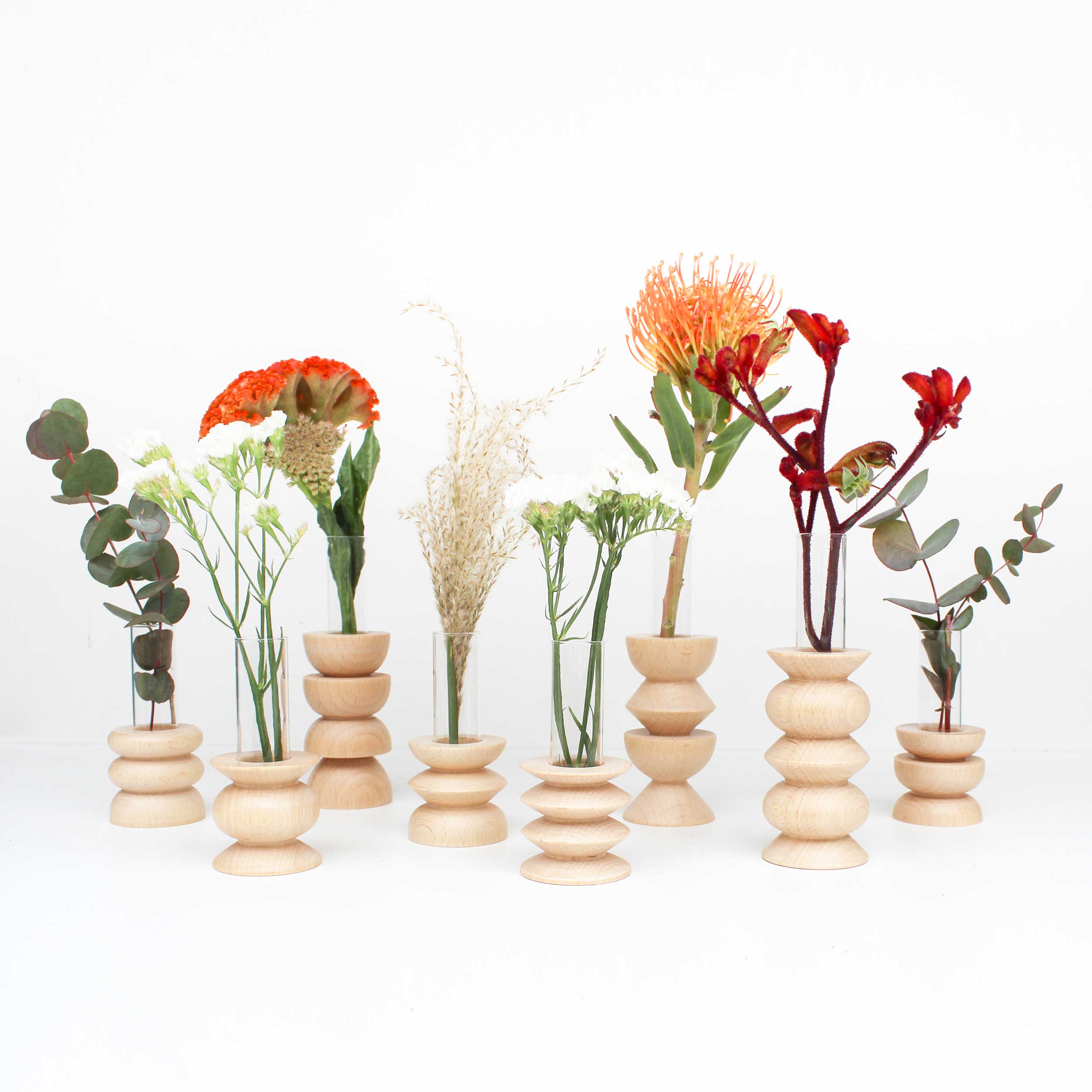 Totem Wooden Vase - Medium Nº 5-4