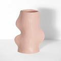 Fluxo Ceramic Vase -  Medium Pink-0