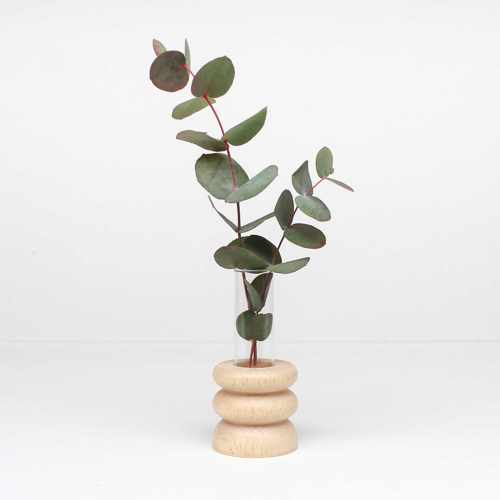 Totem Wooden Vase - Short Nº 1-1