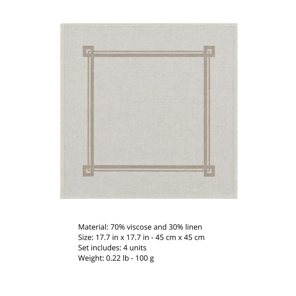 Texture des serviettes de table