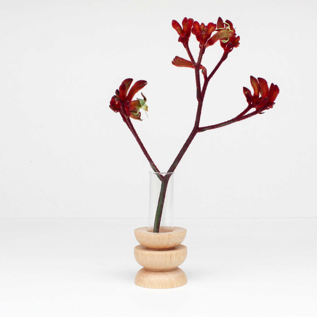 Totem Wooden Vase - Short Nº 4-1