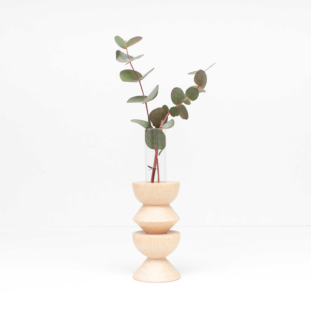 Totem Wooden Vase - Medium Nº 3-1
