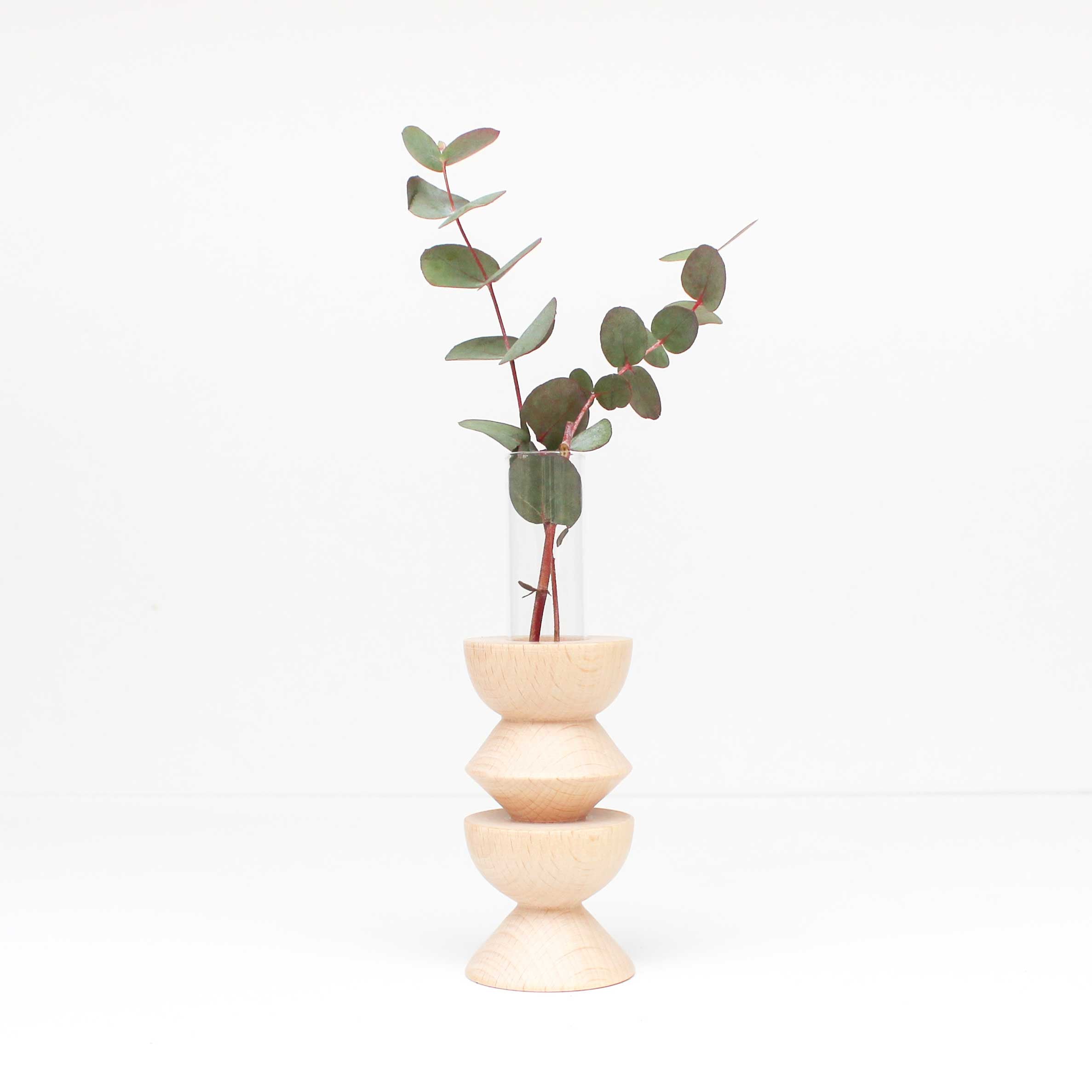Totem Wooden Vase - Medium Nº 3-1