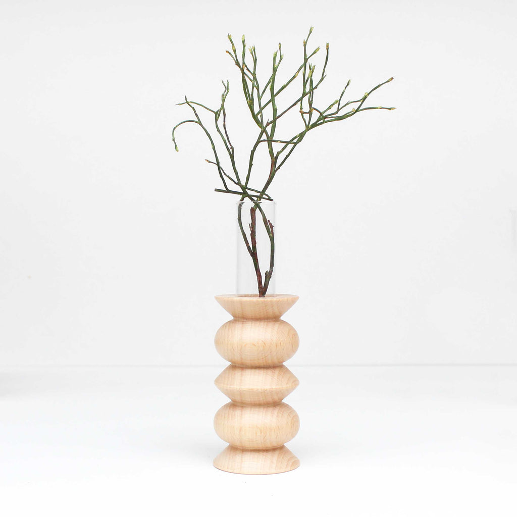 Totem Wooden Vase - Medium Nº 5-1