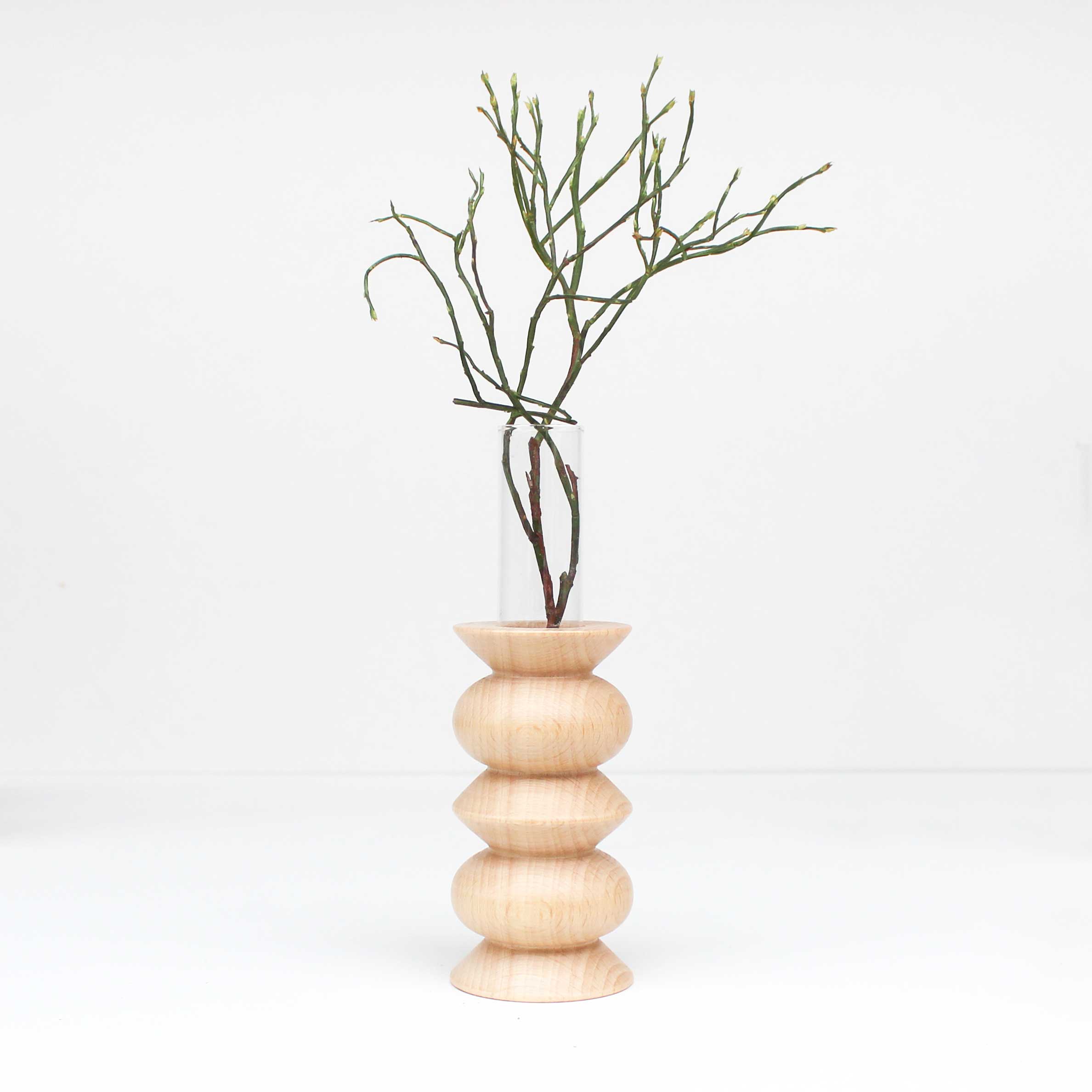 Totem Wooden Vase - Medium Nº 5-1