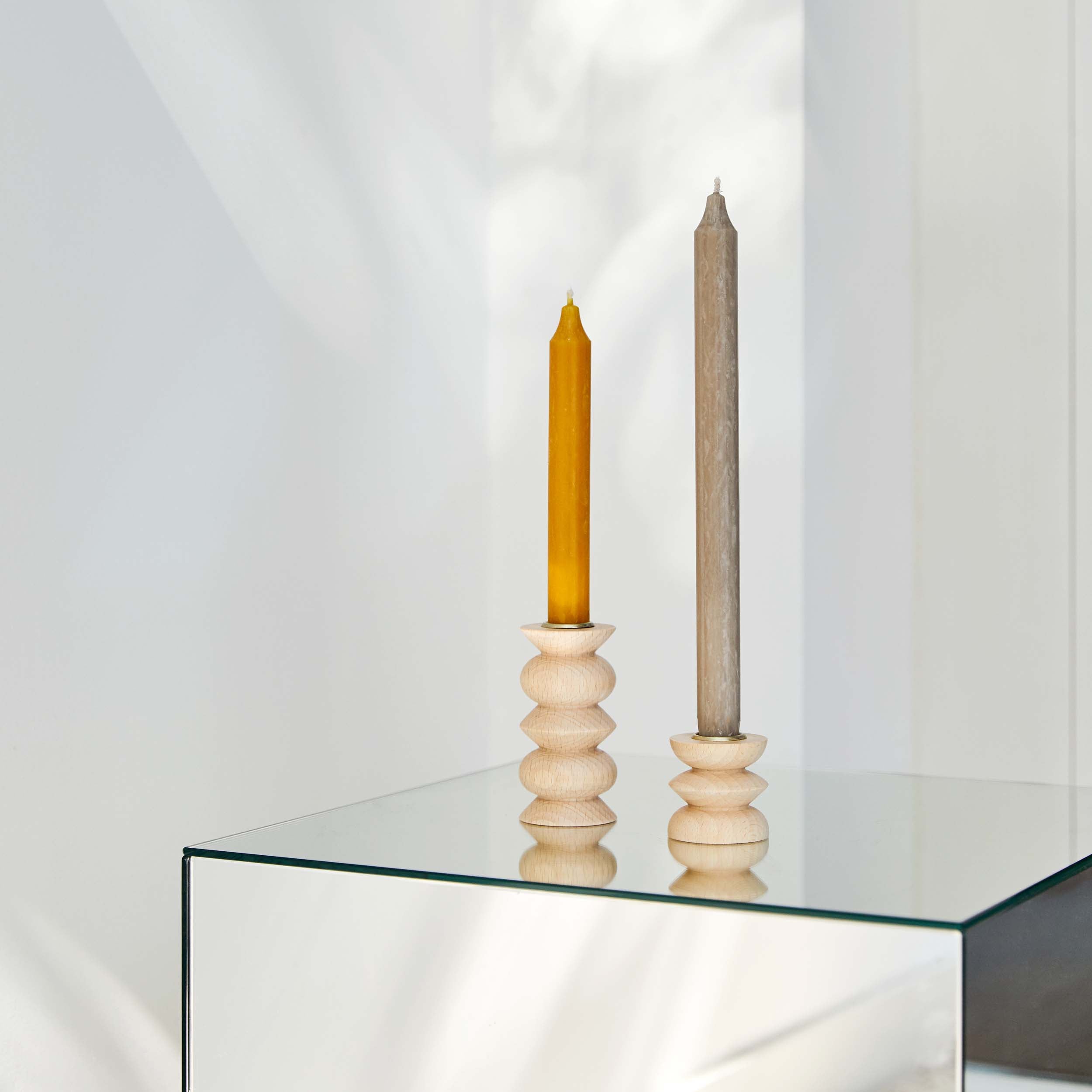 Totem Wooden Candle Holder - Medium Nº 5-3