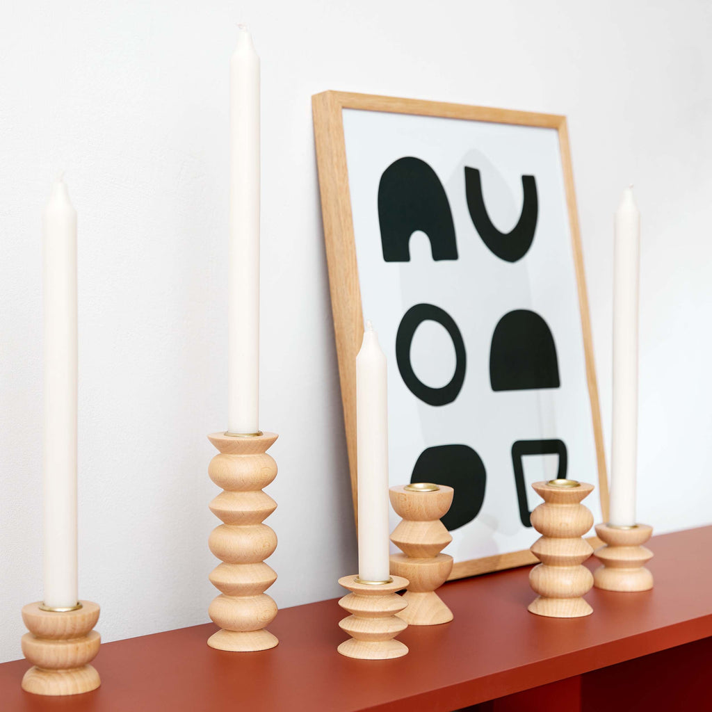 Totem Wooden Candle Holder - Medium Nº 5-4