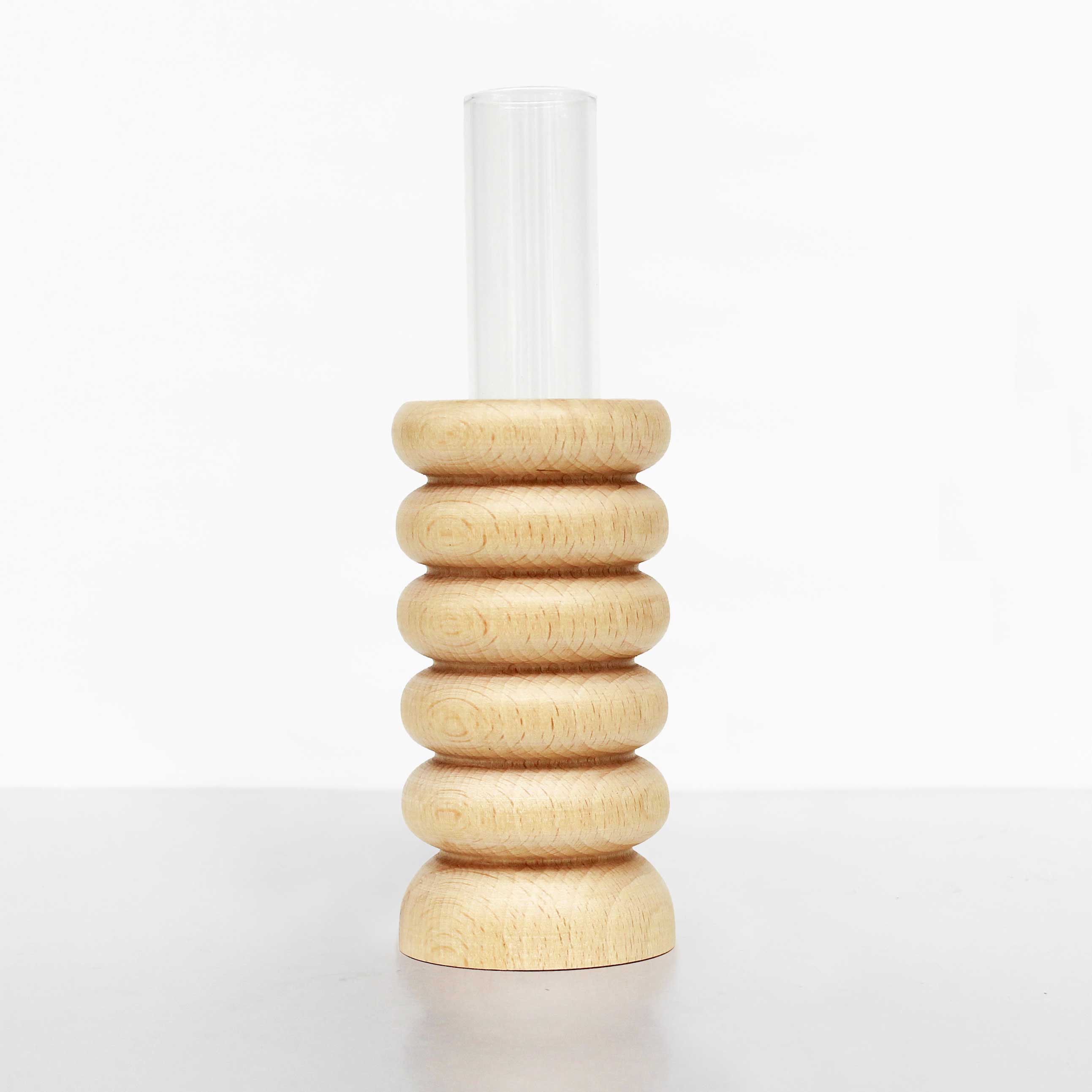 Totem Wooden Vase - Medium Nº 1-0