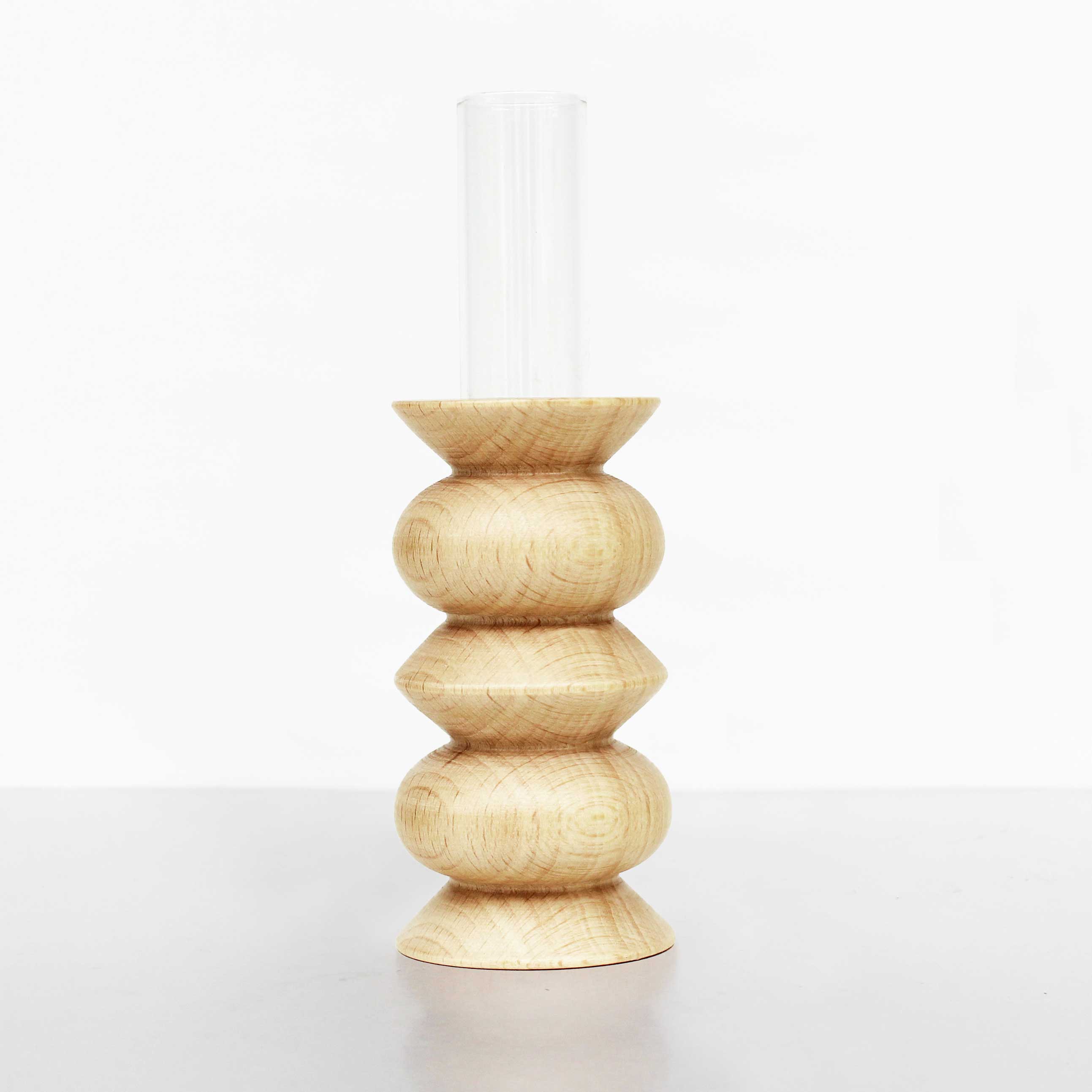 Totem Wooden Vase - Medium Nº 5-0