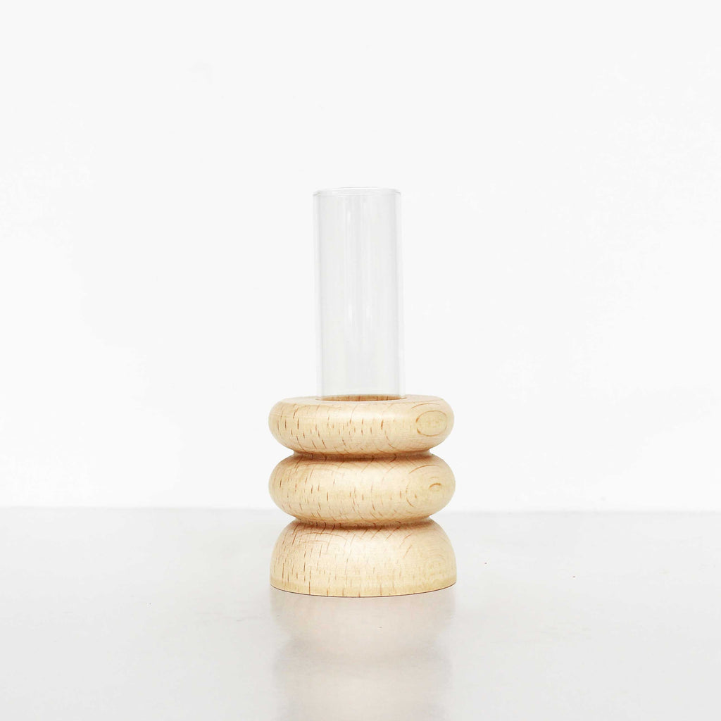 Totem Wooden Vase - Short Nº 1-0